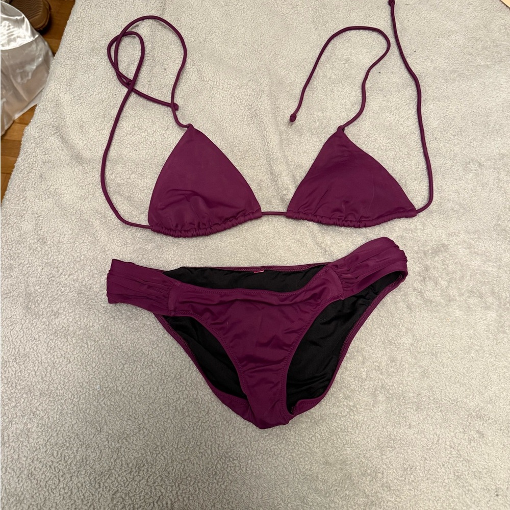 Victoria's Secret Deep Purple Bikini Set